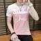 2018夏季男士拼色短袖T恤青少年潮流男装_1 L 浅蓝