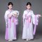儿童古装唐装女童古装表演服古代古筝汉服服装通用裙子简约小清新婴童幼儿园小朋友裙子 130cm 紫罗兰
