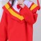 儿童博士服毕业礼服幼儿园学士服博士帽小学生毕业照演出服毕业袍可爱萌趣简约创意婴童套装 110cm 8002H华款