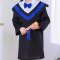 儿童博士服毕业礼服幼儿园学士服博士帽小学生毕业照演出服毕业袍可爱萌趣简约创意婴童套装 110cm 7003S级款
