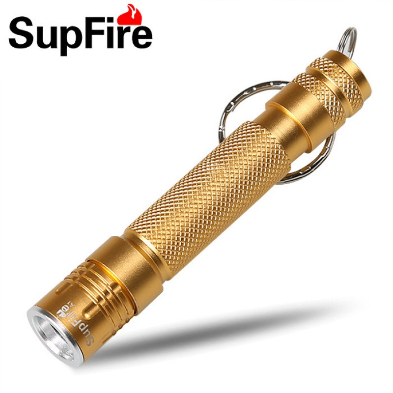 supfire神火钥匙环扣微型强光手电筒轻便携照明铝合金迷你 神火A1迷你手电