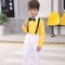 六一幼儿童节演出服背带裤诗歌朗诵幼儿园小朋友大合唱团表演服装男通用套装简约婴童套装 130cm 枚红色短款