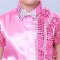 六一儿童合唱服中小学生大合唱表演服装女童亮片公主裙蓬蓬裙创意可爱男孩女孩舞台表演服装 170cm 宝篮色女