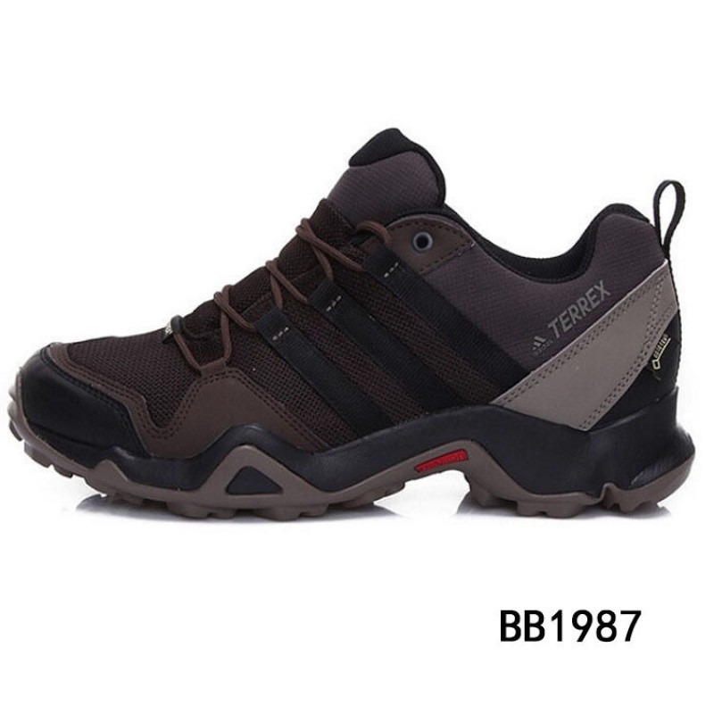 Adidas阿迪达斯男鞋2018夏季新款耐磨缓震户外休闲运动鞋BB1987 深棕/1号黑色/浓咖啡棕 42.5
