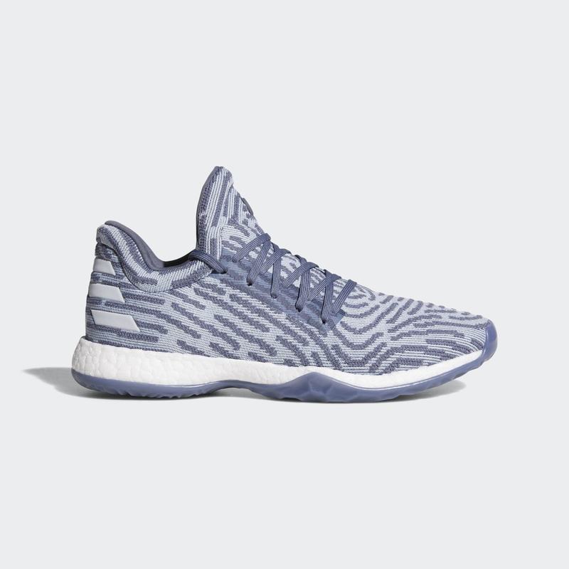 adidas阿迪达斯2018春季哈登BOOST男子缓震耐磨篮球鞋AC8408 原青灰/烟灰/喜水库红 42
