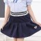 儿童演出服表演服男童女童两件套上衣衬衫短期短裤夏季套装六一儿童节演出服装婴童套装 130cm 女款
