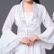 儿童古装小女孩六一儿童节演出服小七仙女公主裙古筝表演服古代唐装汉服婴童裙子 150cm 白色