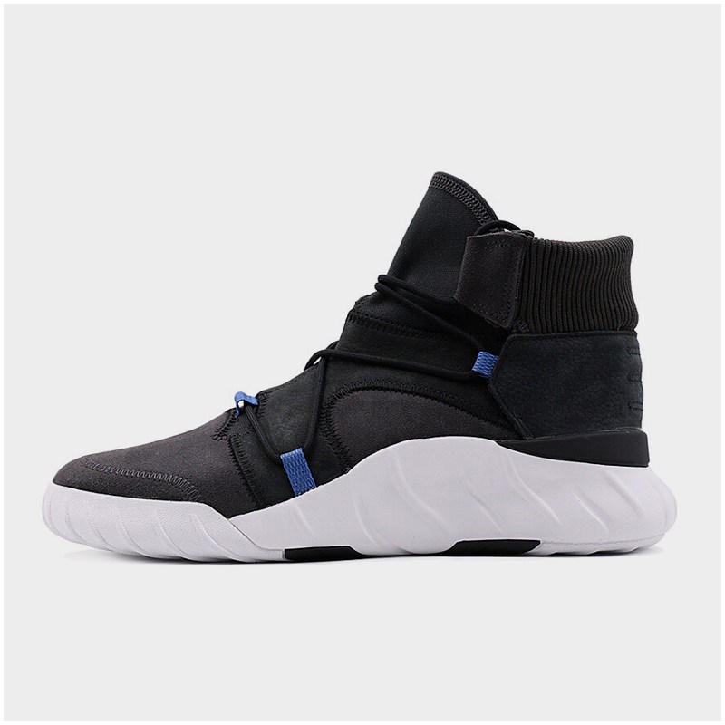 adidas阿迪达斯三叶草春季中性高帮袜套舒适轻便运动休闲鞋CQ0973 1号黑色/灰色 44.5