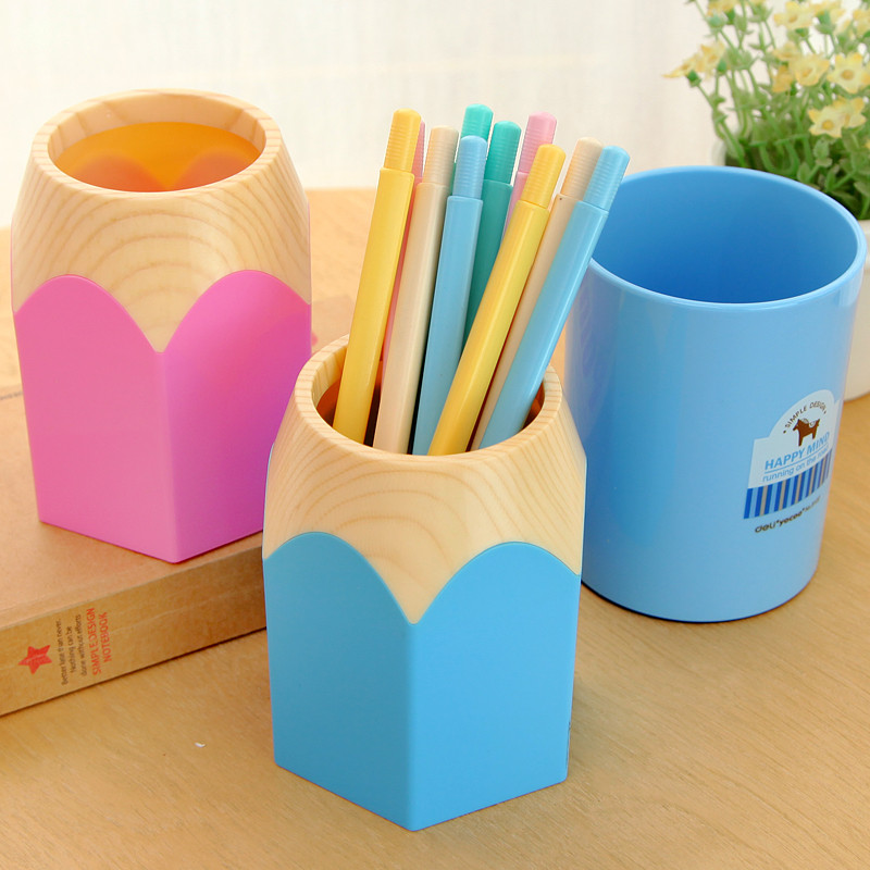 得力(deli)优酷9145大铅笔筒 9145蓝色高清实拍图