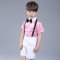 六一儿童演出服装女蓬蓬纱裙幼儿园跳舞蹈小学生合唱表演服男童被太苦套装演出服简约婴童套装 140cm 胸花裙蓝色女童