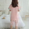 茵珠麗YinZhuli 2018夏季棉质产前产后短袖月子服孕妇服睡衣 夏天坐月子哺乳喂奶衣家居服套装6031 XL码 2号款