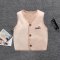 婴儿马甲男女宝宝保暖背心春秋薄款新生儿童小孩坎肩夏款马夹简约小清新婴童马甲背心 90cm适合1岁半-2岁 粉色宽条纹-彩M夏季单层款