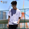 啄木鸟(TUCANO)青少年短袖t恤男2018夏季韩版潮流初中高中学生夏装宽松潮牌半袖 ZM9505 XXXL 白色