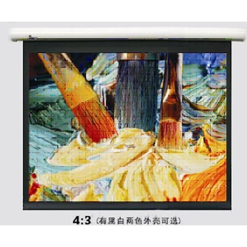 全新JK经科I200系列4：3 150寸白塑高清电动幕