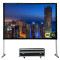 经科JK快速折叠幕350寸4:3正投软幕投影机投影仪幕布配铝箱