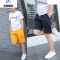 男童短裤夏款五分裤夏季款童装宝宝半裤儿童运动短裤白色裤子_2 170cm 五分裤（藏青色）