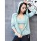 BA2防震运动文胸女款 瑜伽服三件套健身服套装 S 绿色