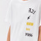 A21以纯线上品牌2018夏装新品男装短袖T恤男半袖衣服青年宽松落肩4821330085 170/84A/M 特白