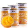 快挑食 新鲜糖水黄桃罐头 对开速食水果 425克x5罐