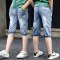 男童牛仔短裤薄款2018新款夏季时尚中大童裤子10岁12童裤潮中裤 150cm(150码建议身高150cm左右精选面料精细做工送 BY120蓝色