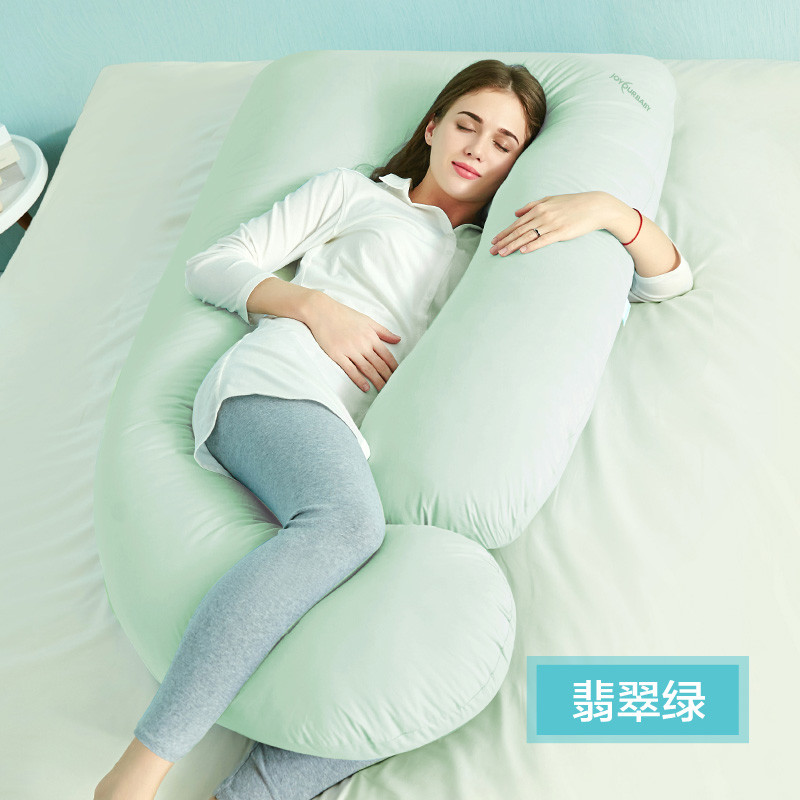 佳韵宝U型多功能孕妇枕 U型翡翠绿