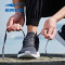鸿星尔克（ERKE）跑步鞋男士慢跑鞋轻便针织运动鞋耐磨新款跑步鞋0110 碳灰 42码