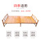 竹床折叠床多功能家用单人1.2成人1.5双人床儿童简易经济型竹子床 宽150*195长精品窄片（送床垫）
