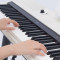 壹枱（The ONE） 智能钢琴 便携版电钢琴 88键重锤 成年人儿童初学者 经典黑【琴头+单踏板】