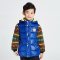 千仞岗秋冬新品羽绒服童装短款针织麋鹿拼色运动休闲外套20836 140cm 641/920