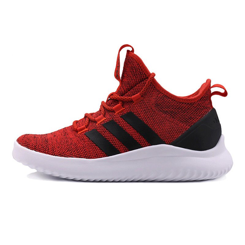 ADIDAS阿迪达斯2018春季新款男子缓震耐磨透气舒适休闲鞋DA9654 亮白/基础红 41