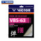 VICTOR威克多 胜利羽毛球拍线 新款VBS系列高弹类羽拍线 VBS-63 VBS-63A(象牙白)