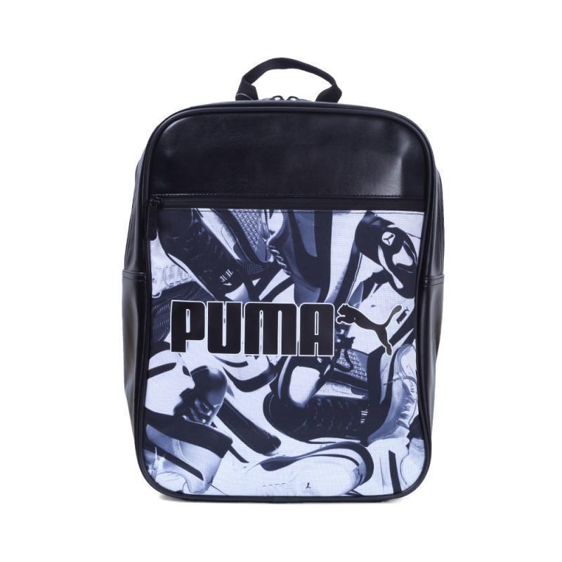 PUMA彪马2017新款中性CampusBackpack背包01_1 黑色-印制