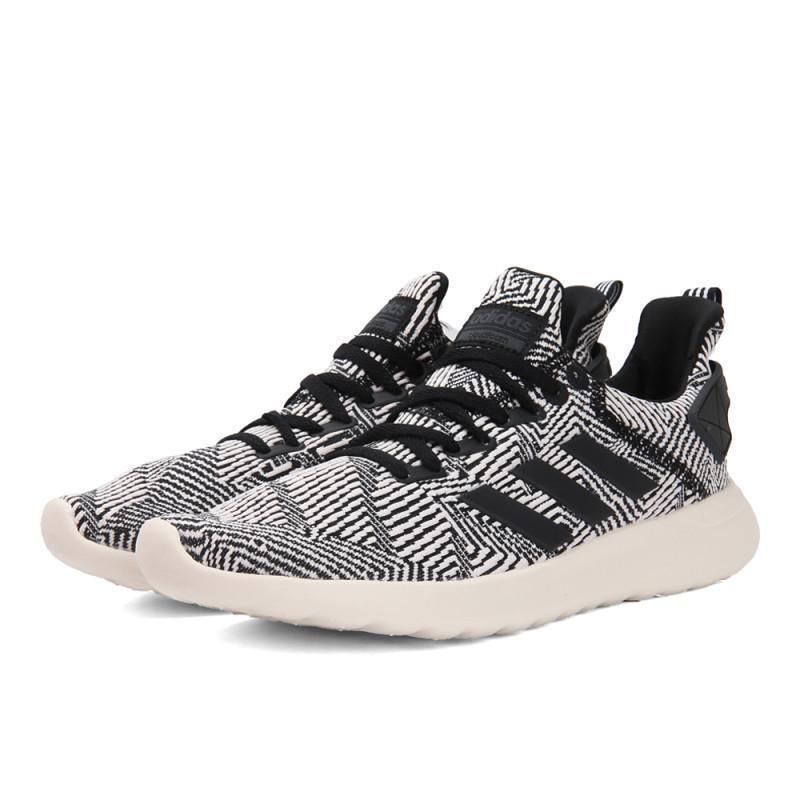 adidasneo阿迪休闲2018男子CFLITERACERBYD跑步休闲鞋_2 1号黑色/石膏白/碳黑 42.5码
