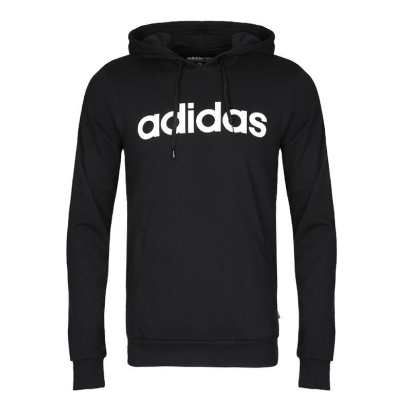 adidasneo阿迪休闲2018男子MCEOTHHOODIE针织套衫_1 XXXL码 黑