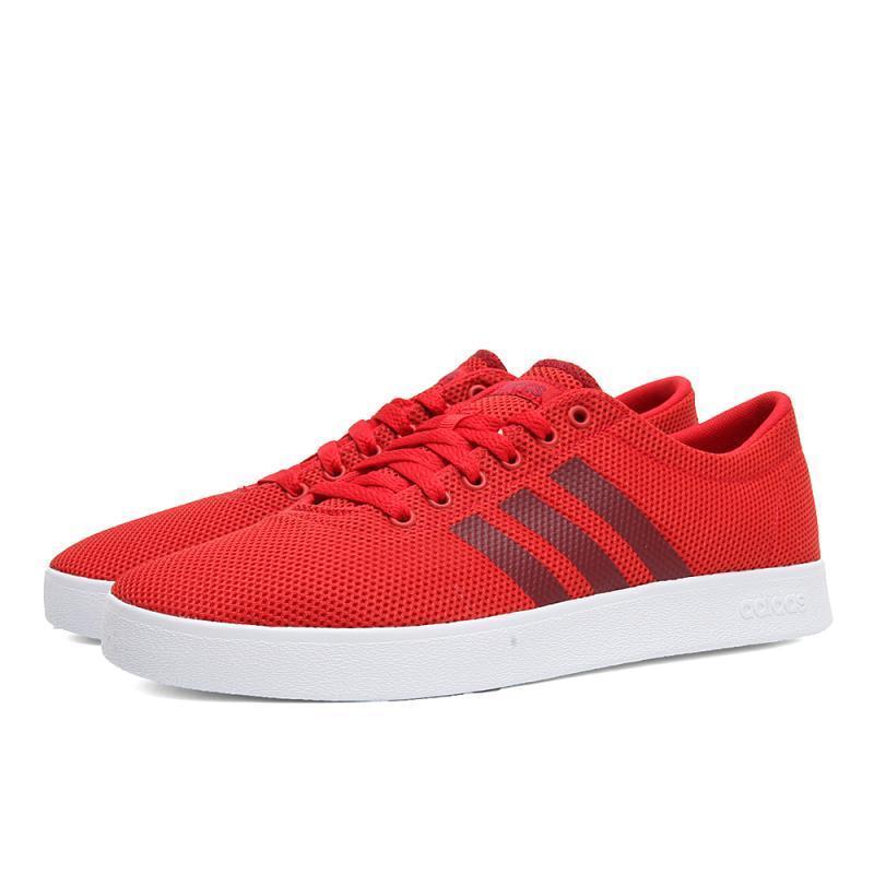 adidasneo阿迪休闲2018男子EASYVULC2.0COURT休闲鞋DB00_1 浅猩红/基督红 44.5码