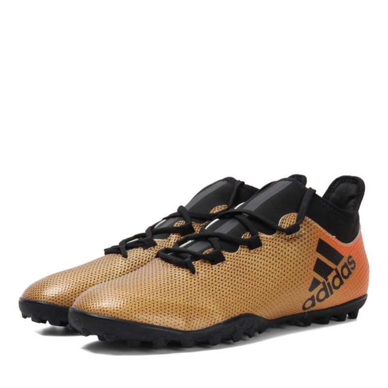 adidas阿迪达斯2017男子XTANGO17.3TFX系列足球鞋_1 质感金/1号黑色/红荧光 45码
