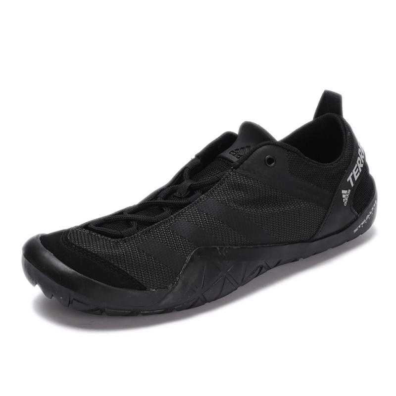 adidas阿迪达斯2017年新款中性徒步越野系列户外鞋BB0732_1 石墨黑/1号黑色/银金属 40.5码