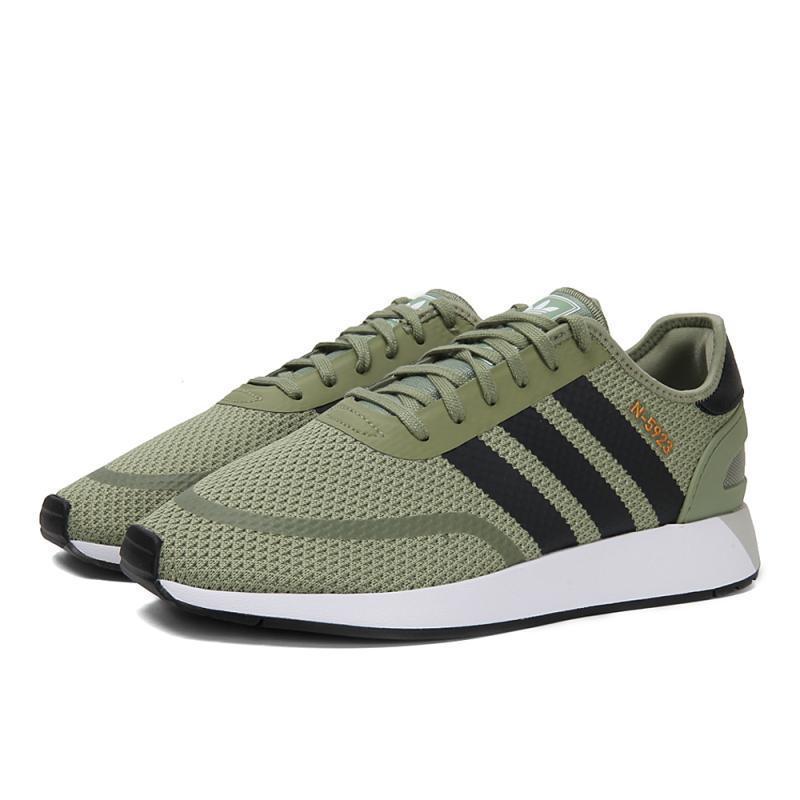 adidas阿迪达斯2018中性N-5923三叶草系列休闲鞋_1 帐篷绿/碳黑/亮白 43码