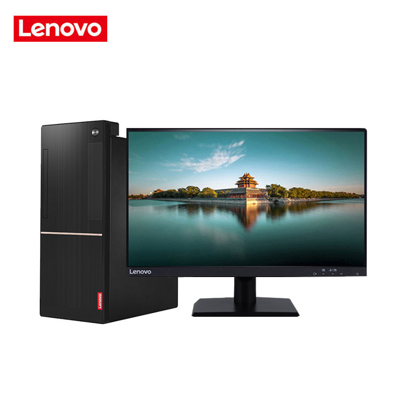 联想(Lenovo)扬天T4900d商用台式电脑+23英寸屏（I5-7400 4GB 1TB 1G独显 DVD）