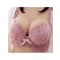 南极人(NanJiren)女士文胸内衣聚拢调整型刺绣性感文胸加厚女收副乳蕾丝内衣 NJR-YH-玫瑰情人 38/85AB通杯 NJR-YH-玫瑰情人裸粉色