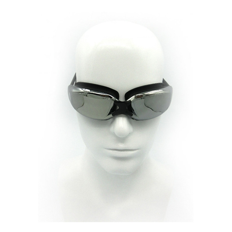 新款近视电镀游泳眼镜 水上运动用品 DRX-G2901NM 黑色400