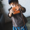 桂兰珊（Guilanshan）小童斜挎包可爱女宝宝迷你百搭零钱小皮包气质小公主装饰小挎包
