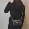 ulzzang斜挎包女韩版2018新款百搭单肩迷你小方包女chic链条包包_1_6 黑色