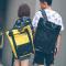 双肩包男女韩版休闲大容量校园风高中学生旅行背包书包男时尚潮流_1_2 红色