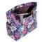 新款大包包尼龙帆布包防水购物袋大容量花色单肩手提包女包妈妈包_1 紫色玫瑰