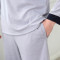 2018长袖棉质男士睡衣男春秋季可外穿男式爸爸休闲家居服 春秋天针织棉中年人居家服套装7622 XL码 2号款