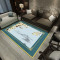 原色馨居 现代简约客厅地毯 新中式沙发茶几垫卧室床边长方形房间家用定制地垫 120*160 中式花色8