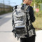 双肩包男女户外运动支架登山包超大容量45L60L旅行背包书包旅游包_6 ACU迷彩45L