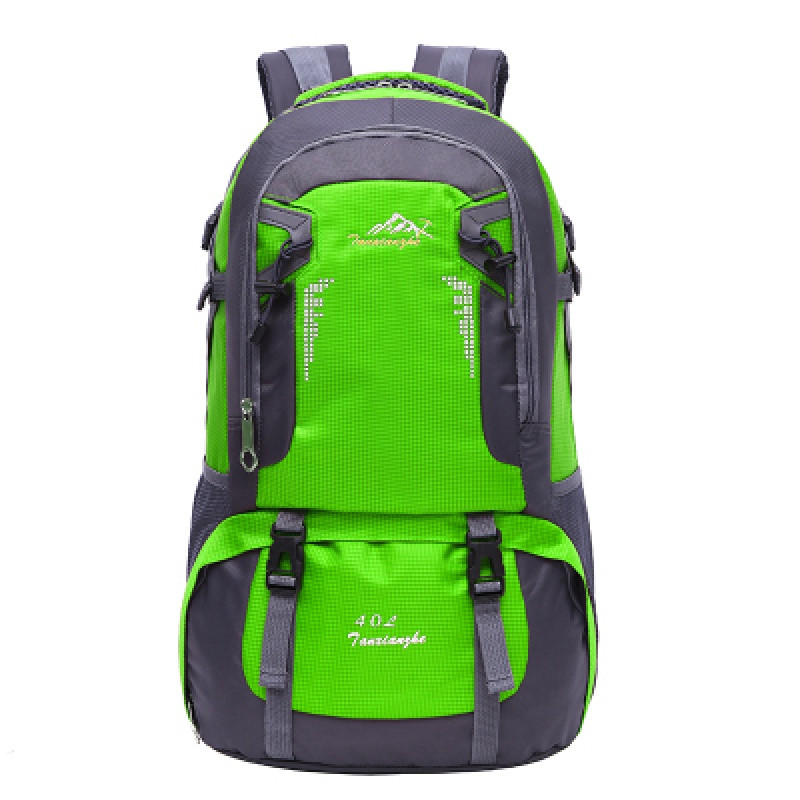 户外背包登山包双肩男女户外背包大容量登爬山旅游徒步包40L60L升 翠绿色40升带胸挎腰挎