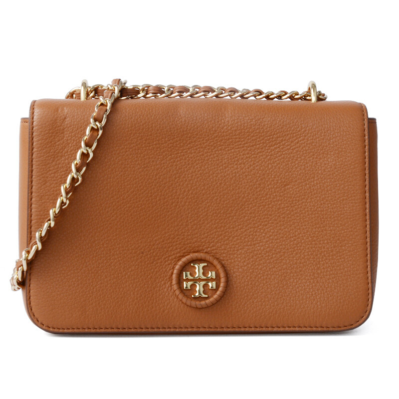 Tory Burch 托里伯奇休闲时尚牛皮 小（最长边20-30cm）香港直邮 单肩 女士斜挎包 40914 杏色